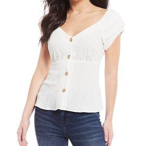 Nordstrom - June & Hudson fitted top. Size S.